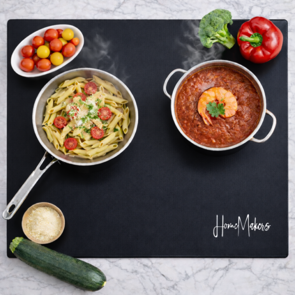 Mata Ochronna na Płytę Indukcyjną z Funkcją Gotowania-Czarna